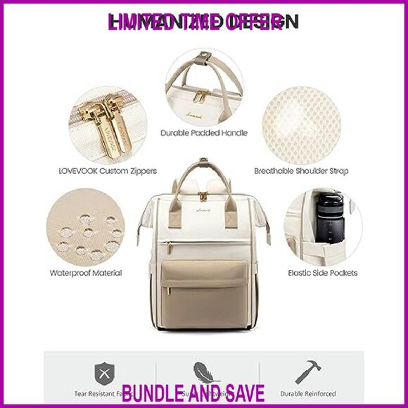 Large Capacity Laptop Backpack with USB Port, TSA Approved Travel Bag main image 4